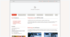 Desktop Screenshot of ck-metrologie.com