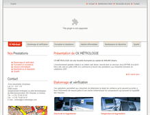 Tablet Screenshot of ck-metrologie.com